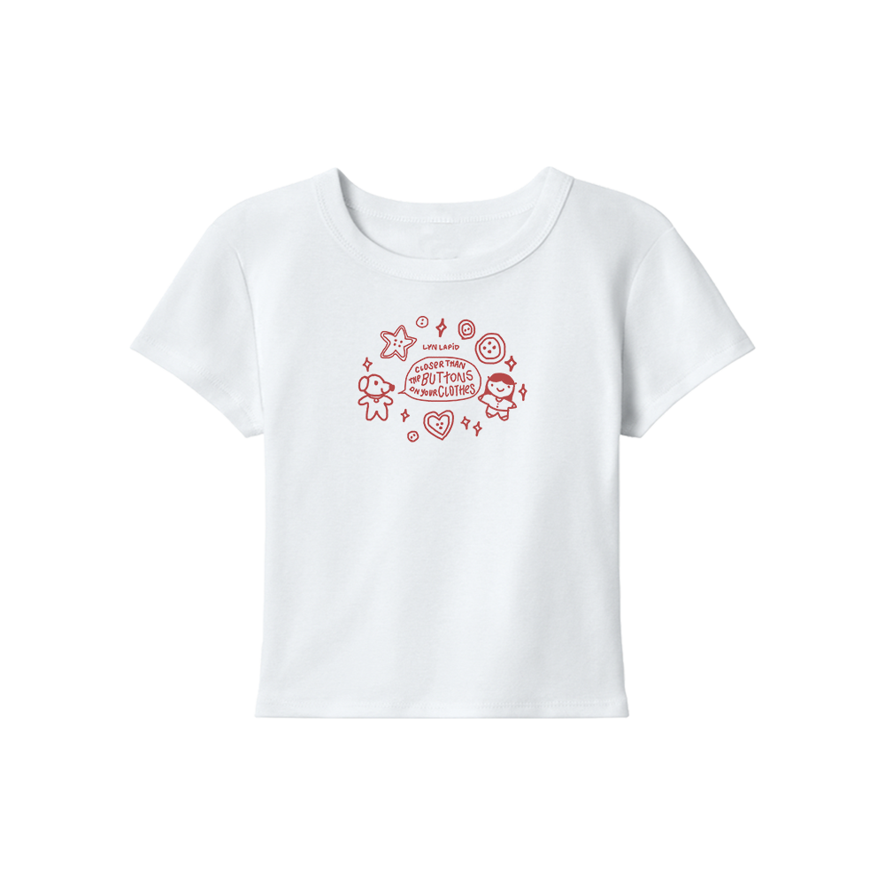 Buttons Baby Tee