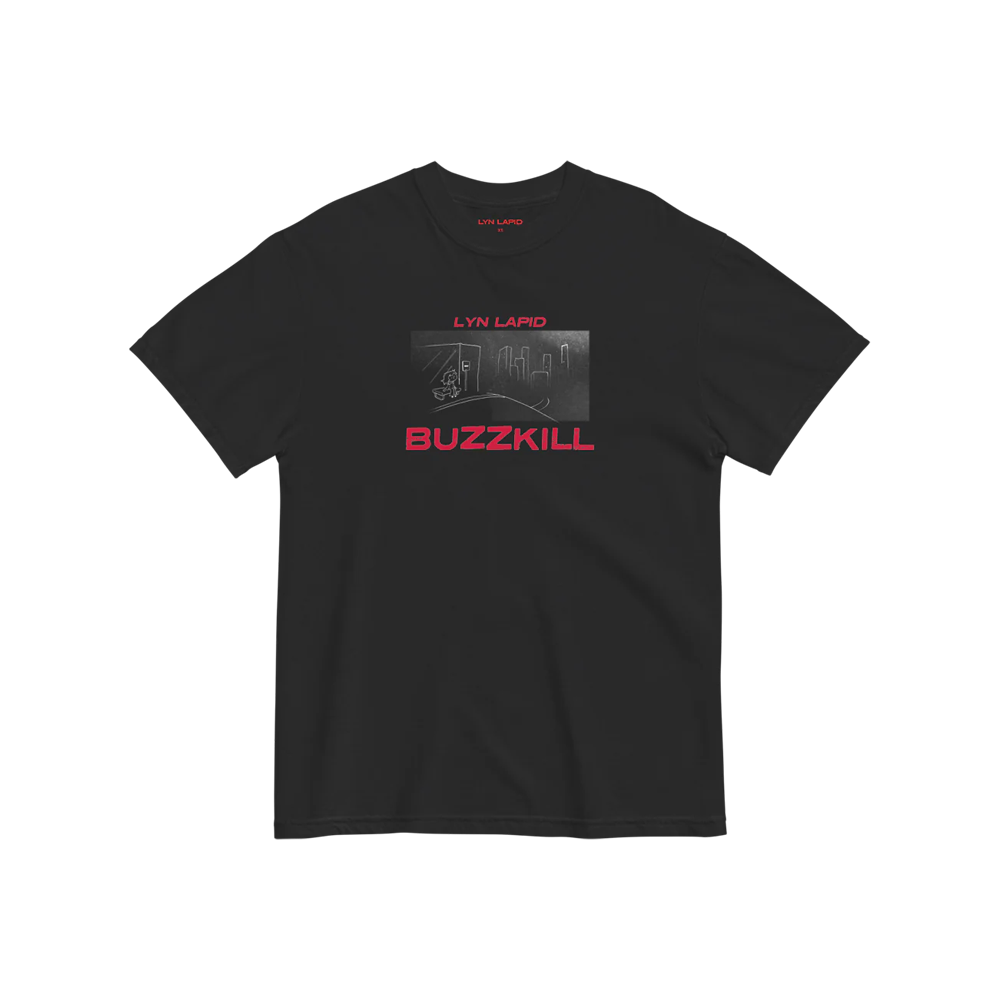 Buzzkill Tracklist Tee Front