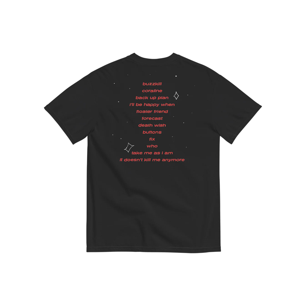 Buzzkill Tracklist Tee Back