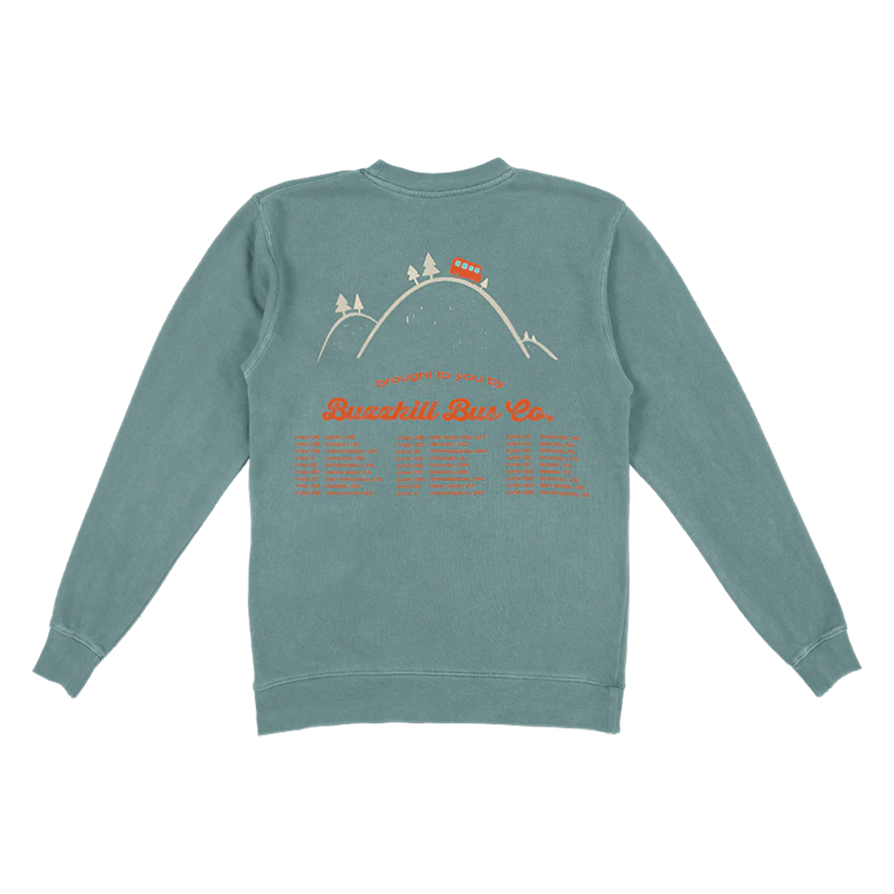 BUZZKILL World Tour Bus Crewneck Back